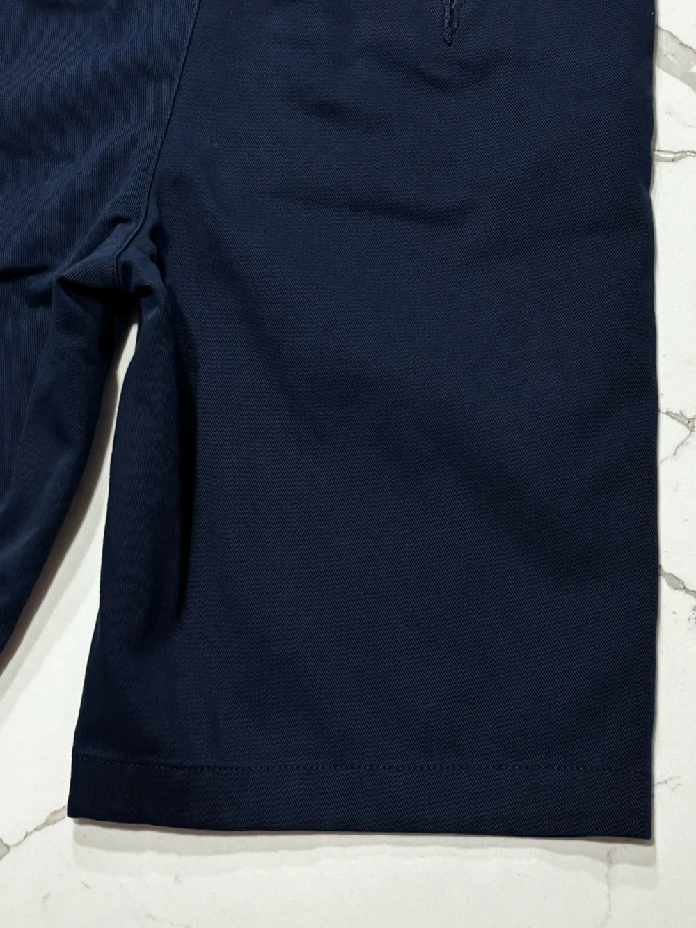 Chaps Kids Navy Big Boys Flat front Adjustable Chino Shorts Girls Unisex Size 8